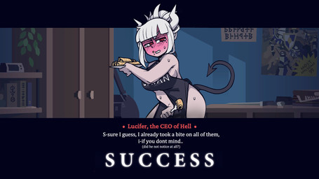 apron apron_only big_breasts blush bodily_fluids breasts clothing cutlery dialogue embarrassed female food fork hair horn inside kitchen_utensils long_hair looking_at_viewer markings mole_(marking) mostly_nude not_furry open_mouth pancake red_eyes spade_tail sweat tail tears teeth text text_on_apron text_on_clothing tied_hair tongue tools white_hair krekk0v helltaker lucifer_(helltaker) demon horned_humanoid humanoid 16:9 english_text hi_res widescreen