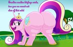 big_butt butt cellulite female feral horn huge_butt looking_at_viewer looking_back outside presenting presenting_hindquarters solo wings marcodile friendship_is_magic hasbro my_little_pony mythology princess_cadance_(mlp) equid equine horse mammal mythological_creature mythological_equine pony winged_unicorn hi_res