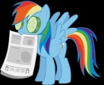 blue_body blue_feathers blue_fur cucumber feathered_wings feathers female feral food fruit fur hair multicolored_hair multicolored_tail newspaper plant rainbow_hair rainbow_tail simple_background solo tail transparent_background vegetable wings marker_(artist) friendship_is_magic hasbro my_little_pony mythology rainbow_dash_(mlp) equid equine mammal mythological_creature mythological_equine pegasus absurd_res alpha_channel hi_res