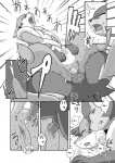 anus balls bodily_fluids comic cum cum_inside duo erection felid female female_penetrated feral feral_on_feral floatzel generation_4_pokemon genital_fluids genitals greyscale internal luxray male male/female male_penetrating male_penetrating_female mammal mikaduki_karasu monochrome nintendo nipples penetration penile penile_penetration penis penis_in_pussy pokemon pokemon_(species) rock rozelyn_the_floatzel_(mischievous-skunk) sex vaginal vaginal_penetration