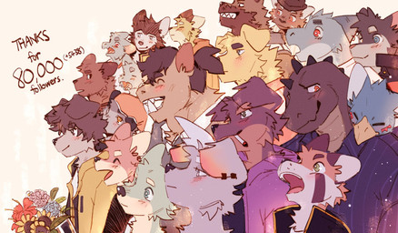 ^_^ anthro black_body black_eyes black_fur black_scales blue_body blue_feathers blue_fur clothing ear_piercing ear_ring eyes_closed feathers fur group hoodie male orange_body orange_fur piercing pink_body pink_fur red_eyes ring_piercing scales slim_anthro slim_male smile topwear white_body white_fur yellow_clothing yellow_eyes yellow_hoodie yellow_topwear hemuchang mythology pots_(hemuchang) shin_(hemuchang) ailurid aquatic avian bird canid canine canis dinosaur domestic_cat domestic_dog dragon felid feline felis fish fox furred_dragon furred_scalie mammal mythological_creature mythological_scalie pantherine prehistoric_species red_panda reptile scalie shark wolf 2023 character_request hi_res