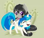 2014 absurd_res black_hair blue_hair bow_tie chibi cute cutie_mark duo equine eyes_closed female feral friendship_is_magic fur grey_fur hair hi_res horn horse llacky long_hair mammal my_little_pony octavia_(mlp) pony purple_eyes smile two_tone_hair unicorn vinyl_scratch_(mlp) white_fur
Rating: Safe
Score: 11
User: Somepony
Date: April 14, 2014