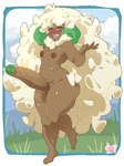 big_penis biped brown_body erection femboy genitals huge_penis male nipples nude open_mouth open_smile outside penis smile solo thick_thighs weepinbelly nintendo pokemon generation_5_pokemon humanoid pokemon_(species) pokemon_humanoid whimsicott hi_res