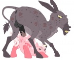 anal anal_penetration anus balls boarwhore donkey equine female horn horse male my_little_pony original_character penetration penis plain_background pony pussy sex straight tears unicorn white_background wrinkles
Rating: Explicit
Score: 6
User: boarwhore
Date: July 17, 2012