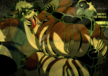 anthro anthro_on_anthro anthro_penetrated anthro_penetrating anthro_penetrating_anthro anus big_butt butt duo_focus excited excited_expression excited_face excited_male genitals group male male/male male_anthro male_penetrating penetration puffy_anus sex size_difference thick_thighs wide_hips snuwkthelewd snuwk_(snuwkthelewd) yan_(yanthehornycoon) bear giant_panda mammal procyonid raccoon 2026 hi_res