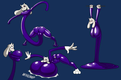 anthro breasts butt elasticity female horn looking_down melting simple_background solo tail transparent_background white_body themadastronaut undertale_(series) toriel bovid caprine goat mammal alpha_channel digital_media_(artwork) hi_res