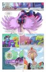 2016 avian cockatrice comic egg english_text equid equine european_mythology feathered_wings feathers female feral friendship_is_magic hasbro hi_res horn macro magic male mammal my_little_pony mythological_avian mythological_creature mythological_equine mythological_scalie mythology saturdaymorningproj scalie text twilight_sparkle_(mlp) winged_unicorn wings