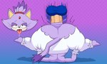 ahegao anal anal_penetration anal_tugging anthro anus balls big_butt butt checkered checkered_background duo erection eyelashes female female_focus forehead_gem gem genitals gradient_background looking_pleasured male male/female pattern_background penetration penile penile_penetration penis penis_in_ass piledriver_position sex short_stack simple_background solo_focus tongue tongue_out vein veiny_penis mia_(artist) pervymarioman sega sonic_the_hedgehog_(series) blaze_the_cat sonic_the_hedgehog domestic_cat felid feline felis mammal 2025 5:3