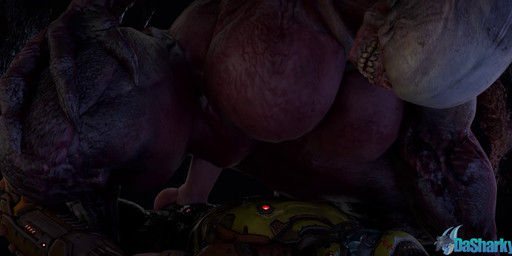 big_breasts breasts cowgirl_position duo eyeless featureless_breasts female female_penetrated from_front_position genitals hell human_penetrating humanoid_genitalia humanoid_penis looking_at_another male male/female male_penetrating male_penetrating_female on_bottom on_top penetration penile penile_penetration penis penis_in_vagina sex teeth_showing vaginal vaginal_penetration conditional_dnp dasharky3d kingbigballsart_(modeler) doom_(series) id_software microsoft doom_slayer hell_knight human humanoid mammal monster 3d_(artwork) 3d_animation animated blender_(artwork) digital_media_(artwork) hi_res short_playtime sound webm