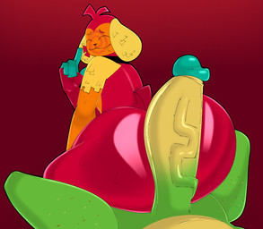 anthro big_butt big_penis black_nose bodily_fluids butt duo erection eyes_closed freckled_legs freckled_thighs freckles genitals green_body hair humanoid_genitalia humanoid_penis looking_back male male/male multicolored_body nude orange_body penis penis_on_butt pinata red_body red_hair simple_background smile sweat sweatdrop tail thick_thighs wide_hips yellow_body yellow_ears woopyy pinata_puppy_world gay_gecko_(pinata_puppy_world) pinata_puppy_(pinata_puppy_world) animate_inanimate canid canine canis domestic_dog gecko living_pinata lizard mammal reptile scalie absurd_res digital_media_(artwork) hi_res nonbinary_(lore)