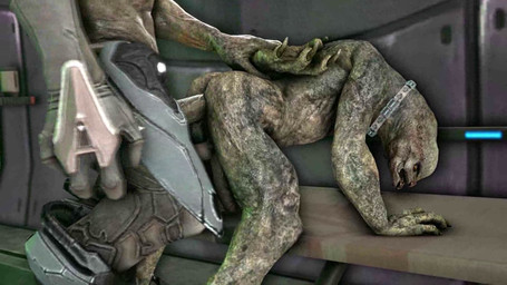 4_fingers anal anal_penetration balls butt claws duo faceless_character faceless_male fingers genitals humanoid_genitalia humanoid_on_humanoid humanoid_penetrated humanoid_penetrating humanoid_penetrating_humanoid humanoid_penis male male/male male_penetrated male_penetrating male_penetrating_male not_furry penetration penis sex standing teeth gonzo0o halo_(series) microsoft xbox_game_studios alien humanoid sangheili scalie 16:9 2017 3d_(artwork) 3d_animation animated digital_media_(artwork) hi_res loop no_sound short_playtime video widescreen