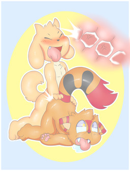 4_fingers anthro blush bodily_fluids butt cum cum_in_ass cum_inside duo ejaculation eyes_closed fingers fluffy fluffy_tail forced genital_fluids genitals knot male male/male nude paws penetration penis rape sex smile tail tongue tongue_out x-ray_view young young_anthro young_male young_on_young aury cooper_dog noah_sabertooth canid canine felid feline mammal prehistoric_species saber-toothed_tiger absurd_res hi_res