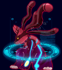 ambiguous_gender armor canine crouching fur illumidon jackal lucario machine mammal mechanical mega_evolution mega_lucario nintendo pokémon purple_body red_fur robot video_games
Rating: Safe
Score: 9
User: DeltaFlame
Date: February 21, 2015 ambiguous_gender armor canine crouching fur illumidon jackal lucario machine mammal mechanical mega_evolution mega_lucario nintendo pokémon purple_body red_fur robot video_games
Rating: Safe
Score: 9
User: DeltaFlame
Date: February 21, 2015