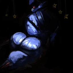 anthro big_butt butt clothing fur hair horror_(theme) huge_butt looking_at_viewer looking_back lying machine male metallic_body on_front rear_view simple_background solo thick_thighs wide_hips wire yo_zee five_nights_at_freddy's scottgames bonnie_(fnaf) animatronic humanoid lagomorph leporid mammal rabbit robot 1:1 digital_media_(artwork) hi_res