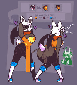 accessory anal anal_penetration balls bat_ears bodily_fluids breasts butt buttplug buttplug_in_ass buttplug_insertion buttplug_tail cosplay cutaway dark_body dark_skin duo fake_ears fake_tail female gameplay_mechanics genital_fluids genitals gesture gynomorph hair hair_accessory hairband hand_gesture hands_behind_head heart_symbol intersex object_in_ass penetration penis plug_(sex_toy) plug_insertion precum presenting presenting_hindquarters sex_toy sex_toy_in_ass sex_toy_insertion simple_background smile thumbs_up white_hair wings xenopavilia homestuck ms_paint_adventures sega sonic_the_hedgehog_(series) kanaya_maryam rose_lalonde rouge_the_bat alien human mammal troll_(homestuck) 2025 multiple_images