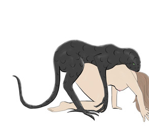 bestiality bite breasts doggystyle duo female feral feral_penetrating from_behind_position human_penetrated male male/female neck_bite penetration sex tintaglia kresh human mammal scalie absurd_res hi_res