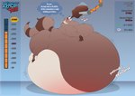 2021 absurd_res anthro belly belly_expansion belly_inflation beverage big_belly big_butt big_cheeks bloated blush blush_lines butt claws container dialogue dino.d.dice ears_back english_text expansion fangs featureless_crotch feeding fur growth_drive guardians_of_the_galaxy hi_res huge_belly hyper hyper_belly immobile inflation liquid_inflation male mammal markings marvel morbidly_obese morbidly_obese_anthro morbidly_obese_male narrowed_eyes nude number obese obese_anthro obese_male open_mouth overweight overweight_anthro overweight_male pivoted_ears procyonid raccoon ring_(marking) ringed_tail robotic_arm rocket_raccoon side_view soda soda_inflation solo sound_effects striped_markings striped_tail stripes swallowing tail tail_markings teeth text thought_bubble toe_claws whiskers