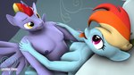 anthro anthrofied biped duo eyelashes female female_penetrated fingers lying male male/female male_penetrating male_penetrating_female nipples nude on_back penetration pupils sex tongue tongue_out senthaurekmern friendship_is_magic hasbro my_little_pony bow_hothoof_(mlp) rainbow_dash_(mlp) equid equine mammal 16:9 3d_(artwork) digital_media_(artwork) hi_res widescreen daughter_(lore) father_(lore) father_and_child_(lore) father_and_daughter_(lore) incest_(lore) parent_(lore) parent_and_child_(lore) parent_and_daughter_(lore)