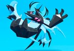 3_claws ambiguous_gender black_arms blue_background blue_body claws floating open_mouth pose simple_background solo tongue wings kaeria_musi nintendo pokemon dawn_wings_necrozma generation_7_pokemon legendary_pokemon pokemon_(species) 2024 digital_media_(artwork) hi_res