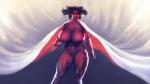 abs big_breasts breasts female genitals horn huge_breasts inverted_nipples looking_at_viewer muscular muscular_female muscular_humanoid nipples not_furry nude pussy red_body red_skin solo wide_hips kupocun blizzard_entertainment diablo lilith_(diablo) demon demon_humanoid horned_humanoid humanoid 16:9 hi_res widescreen