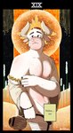 anthro armband art_nouveau card card_template censor_bar clothed clothing fortune_telling horn lyre major_arcana male muscular muscular_male musical_instrument nipples no_underwear pecs plucked_string_instrument shirt solo string_instrument sun tarot tarot_card the_sun_(tarot) topwear tunic wristband nardodraws european_mythology greek_mythology minotaur_hotel mythology asterion_(minotaur_hotel) bovid bovine mammal minotaur censored hi_res