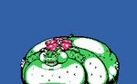 ambiguous_gender belly belly_on_ground belly_rolls big_belly big_butt big_cheeks blue_background butt chubby_cheeks claws fat_rolls feral flower flower_(anatomy) green_body green_ears green_tail huge_belly huge_butt hyper hyper_belly hyper_butt immobile morbidly_obese morbidly_obese_ambiguous morbidly_obese_feral obese obese_ambiguous obese_feral open_mouth overweight overweight_ambiguous overweight_feral pink_eyes pink_flower pink_inner_ear pink_mouth plant sharp_teeth simple_background solo tail teeth white_claws techfant32 nintendo pokemon generation_1_pokemon pokemon_(species) venusaur 2024 animated colored digital_media_(artwork) loop pixel_(artwork) pixel_animation restricted_palette shaded short_playtime