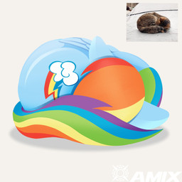 acting_like_a_cat blue_body curled_up cutie_mark feathered_wings feathers female folded_wings hair multicolored_hair multicolored_tail photo rainbow_hair rainbow_tail real sleeping solo tail wings amix_flare friendship_is_magic hasbro my_little_pony mythology rainbow_dash_(mlp) domestic_cat equid equine felid feline felis mammal mythological_creature mythological_equine pegasus tabby_cat hi_res