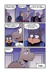 anthro ben_(t0l0k) canid canine canis chihuahua clothed clothing comic dialogue domestic_dog duo_focus english_text eyebrows group hi_res jesus_(t0l0k) kangaroo macropod male mammal marsupial open_mouth open_smile smile t0l0k text toy_dog