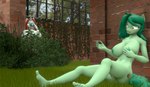 anthro areola big_breasts bodily_fluids branch breast_grab breasts brick_wall camera duo female genital_fluids genitals grass green_areola green_nipples hand_on_breast hiding horn ivy_(plant) nipples nude plant pussy shrub vaginal_fluids wall_(structure) donglysfm friendship_is_magic hasbro my_little_pony mythology crackle_cosette_(mlp) queen_chrysalis_(mlp) wallflower_blush_(eg) earth_pony equid equine horse mammal mythological_creature mythological_equine pony unicorn 3d_(artwork) absurd_res digital_media_(artwork) hi_res source_filmmaker_(artwork)