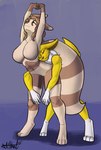 anthro breasts brown_body brown_fur brown_hair butt eyes_closed female fur hair hi_rez long_hair male neck_tuft nude stretching striped_body striped_fur stripes tail tan_body tan_fur tuft yellow_body yellow_fur bear213 nintendo pokemon eeveelution furret generation_1_pokemon generation_2_pokemon jolteon pokemon_(species) multiple_characters hi_res