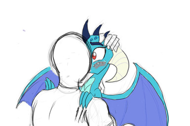 amber_eyes anthro blue_body blue_scales blush clothing duo female horn human_on_anthro interspecies kissing male male/female scales scratches shirt simple_background surprise_kiss topwear white_background wings frikdikulous friendship_is_magic hasbro my_little_pony mythology anon princess_ember_(mlp) dragon human mammal mythological_creature mythological_scalie scalie 2016 colored_sketch digital_drawing_(artwork) digital_media_(artwork) hi_res sketch