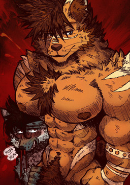 abs anthro arm_tuft athletic athletic_male barazoku biceps black_body black_fur black_fur_markings black_hair black_nose blood blue_eyes blush blush_lines bodily_fluids body_hair brown_body brown_fur canvas casual_nudity chest_hair curly_hair dipstick_ears duo ear_markings elbow_tuft facial_hair facial_tuft fluffy fluffy_body fluffy_chest fluffy_ears fluffy_tail fur goatee grey_body grey_fur hair hairy hairy_armpits long_tail looking_at_viewer male male/male markings multicolored_body multicolored_ears multicolored_fur muscular muscular_anthro muscular_male muscular_on_average neck_tuft nipples nosebleed nude open_mouth pecs pubes red_eyes size_difference small_tail smile standing tail tuft whiskers white_body white_fur jwbash third-party_edit bowser_showing_his_painting illumination_entertainment mario_bros nintendo the_super_mario_galaxy_movie roku_(jwbash) sthefan_(silentmike16) akita akita_inu canid canine canis domestic_dog lemur mammal primate ring-tailed_lemur spitz strepsirrhine absurd_res digital_media_(artwork) draw_over hatching_(art) hi_res meme screencap_edit shaded sketch