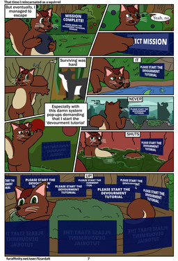 berry bodily_fluids city_destruction city_ruins destruction fatal feral food forest forest_background fruit green_eyes humor internal isekai male nature organs plant post-apocalyptic ruins shrub solo stomach stomach_acid tail text tree vore lizarddude812 sunshine_(lizarddude812) american_red_squirrel canid canine canis mammal pine_squirrel rodent sciurid tree_squirrel wolf comic english_text hi_res url