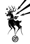 2017 ambiguous_gender antlers arrow_(weapon) arrow_in_mouth black_and_white crown deer digital_drawing_(artwork) digital_media_(artwork) directional_arrow featureless_feet feet feral floating_crown headgear hi_res hooves horn lips mammal monochrome no_symbol object_in_mouth planet planet_rings quadruped ranged_weapon saturn_deer scp-2710 scp_foundation scut_tail short_tail side_view silhouette simple_background small_feet smug snout solo sunnyclockwork tail unguligrade weapon white_background
