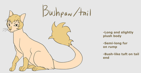 ambiguous_gender feral feralized fur pale_fur simple_background solo tail tail_tuft text tuft white_background yellow_body yellow_fur segamastergirl my_hero_academia warriors_(book_series) ojiro_mashirao domestic_cat felid feline felis mammal 2019 crossover english_text model_sheet