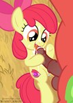 animal_genitalia animal_penis cutie_mark duo equine_genitalia equine_penis erection female genitals male male/female on_model penis young young_female earth_pony_colds friendship_is_magic hasbro my_little_pony apple_bloom_(mlp) big_macintosh_(mlp) equid equine horse mammal pony hi_res brother_(lore) brother_and_sister_(lore) incest_(lore) sibling_(lore) sister_(lore)