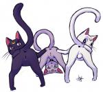 anus backsack balls bent_over butt female feral genitals group male nude presenting presenting_hindquarters presenting_partner pussy simple_background spread_legs spreading take_your_pick trio aogami third-party_edit sailor_moon_(series) artemis_(sailor_moon) diana_(sailor_moon) luna_(sailor_moon) domestic_cat felid feline felis mammal 2013 daughter_(lore) father_(lore) father_and_child_(lore) father_and_daughter_(lore) incest_(lore) mother_(lore) mother_and_child_(lore) mother_and_daughter_(lore) parent_(lore) parent_and_child_(lore) parent_and_daughter_(lore)