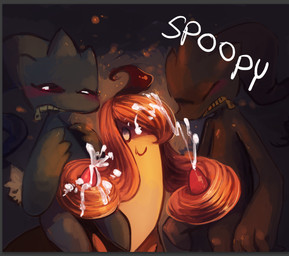 ambiguous_gender banette blush cum cumshot double_handjob english_text erection eyes_closed ghost gourgeist group group_sex hair handjob humanoid long_hair male messy nintendo nude orgasm penis pokémon sex smile spirit text threesome tingtongten video_games zipper

Rating: Explicit
Score: 6
User: Something_gnihtemoS
Date: August 25, 2014