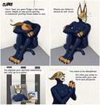 after_transformation anthro begging begging_for_mercy bodily_fluids bodysuit border clothing dark dialogue female pleading_eyes skinsuit solo tears text tight_clothing transformation white_border badroy monkey_wrench_(series) kara_(monkey_wrench) caracal_(genus) felid feline mammal comic english_text hi_res
