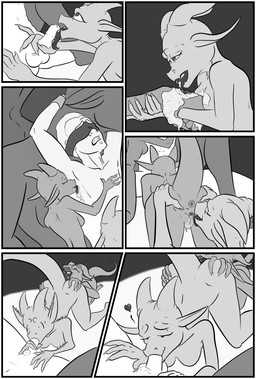 anthro anthro_dominating_human anus armpit_fetish armpit_lick armpit_play bisexual bodily_fluids body_worship border cum cum_in_mouth cum_inside cunnilingus dominant dominant_female fellatio female female/female female_dominating_male female_rape female_raping_male forced genital_fluids genital_worship genitals group hand_lick human_on_anthro interspecies larger_anthro larger_dom larger_female larger_male larger_sub licking licking_cum male male/female male_raped multiple_doms_one_sub oral penile penis penis_lick penis_worship pubes rape restrained reverse_forced_oral sex shocked size_difference smaller_anthro smaller_female smaller_male submissive tail tapering_tail tongue vaginal vaginal_fluids vulva white_border circuit19 mythology dragon human kobold mammal mythological_creature mythological_scalie scalie comic hi_res monochrome