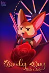 2021 2:3 absurd_res anthro canid canine comic cover cover_art cover_page daru_brek disney english_text fennec_fox finnick_(zootopia) flower fox hi_res male male_anthro mammal plant plushie rose_(flower) solo text true_fox yellow_text zootopia