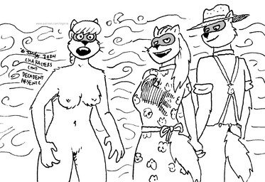 anthro breasts clothed clothed_female clothed_male clothing dress facial_markings female fur genitals group hair hand_holding hat head_markings headgear headwear male male/female markings mask_(marking) navel nipples nude nude_female open_mouth pubes tail trio vulva whiskers tegerio aelfi_mistreed_(character) ivor_haroldson leofhild_mistreed domestic_ferret mammal mustelid musteline true_musteline weasel 2024 greyscale monochrome daughter_(lore) father_(lore) father_and_child_(lore) father_and_daughter_(lore) mother_(lore) mother_and_child_(lore) mother_and_daughter_(lore) parent_(lore) parent_and_child_(lore) parent_and_daughter_(lore)