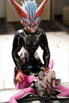 abs anal animal_genitalia animal_penis anthro armwear balls black_latex blue_body blue_eyes blue_fur blue_penis brown_body brown_fur brown_sheath canine_genitalia canine_penis clothed clothing drone dronesuit duo erection fur genitals glistening glistening_body gloves hair handwear latex latex_armwear latex_clothing latex_gloves latex_handwear latex_legwear latex_skinsuit legwear looking_at_viewer male male/male male_penetrated male_penetrating male_penetrating_male multicolored_body multicolored_fur multicolored_hair muscular muscular_male penetration penile penis red_body red_fur reflection rubber_clothing sex sheath skinsuit tight_clothing xenethek isaacjexo xenethek_(character) domestic_cat felid feline felis jex mammal rexouium 3d_(artwork) digital_media_(artwork) hi_res