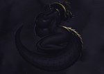 anthro big_breasts big_butt black_body black_hair black_scales breasts butt female hair huge_breasts lips nipples nude scales solo thick_lips yellow_eyes borisalien alligator alligatorid crocodile crocodilian reptile scalie 2023 digital_media_(artwork) hi_res