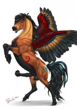 animal_genitalia animal_penis balls black_balls black_body black_fur black_penis black_wings blue_markings equine_genitalia equine_penis erection feathered_wings feathers feral flared_penis fur genitals male male_feral markings medial_ring open_mouth orange_body orange_eyes orange_fur orange_wings penis red_markings red_tongue red_wings side_view simple_background solo tongue white_background wings rufciu kahki_(wasen) avian bird chicken equid equine galliform hybrid mammal phasianid 2025 dated hi_res signature
