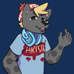 anthro beanie canada clothing confusion electronics hat headgear headphones headphones_around_neck headwear male markings outline simple_background solo spots spotted_markings sticker telegram_sticker transparent_background wtf_face bluechubbywolf calahoo_(calahootheyeen) hyena mammal spotted_hyena 1:1 alpha_channel