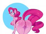 anthro anus big_butt breasts butt equid female friendship_is_magic genitals hasbro mammal matzzacre my_little_pony nipples pinkie_pie_(mlp) pussy solo