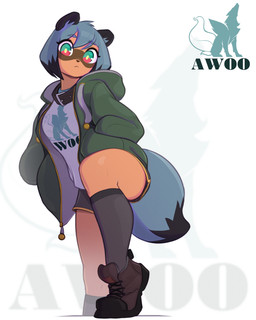 anthro awoo bottomwear butt clothing dolphin_shorts female footwear looking_at_viewer shirt shoes shorts simple_background socks solo tail text text_on_clothing text_on_shirt text_on_topwear topwear white_background conditional_dnp pudgeruffian brand_new_animal studio_trigger michiru_kagemori canid canine mammal raccoon_dog 4:5 absurd_res digital_media_(artwork) hi_res