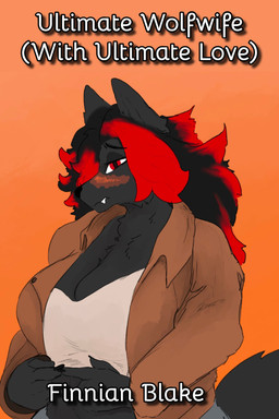 anthro black_hair blush bottomwear breasts clothing denim denim_bottomwear denim_clothing ears_up eyebrows eyelashes female fur grey_body grey_fur hair jacket jeans long_hair looking_at_viewer outside pants red_eyes red_hair shirt solo tail teeth teeth_showing text tomboy topwear gorgonwriting freya_(gorgonwriting) absurd_res hi_res