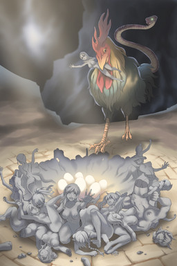 2_missing_limbs amputee anus big_breasts braided_hair breasts butt carrying_another claws clenched_teeth clitoris cracks death decapitation disability egg eyes_closed feathered_wings feathers feet female feral fist genitals glowing glowing_eyes green_eyes group hair headless horn humanoid_pointy_ears inanimate_transformation light living_tail missing_all_arms missing_all_legs missing_arm missing_leg missing_lower_body nest nipples nude open_mouth petrification pointy_ears pubes scared screaming snake_tail tail talons teeth toes transformation unusual_anatomy unusual_tail vulva wings uns european_mythology mythology animal_humanoid avian bird cat_humanoid chicken cockatrice felid felid_humanoid feline feline_humanoid galliform horned_humanoid human humanoid hybrid mammal mammal_humanoid mythological_avian mythological_creature mythological_scalie phasianid reptile scalie snake 2:3 absurd_res digital_media_(artwork) hi_res